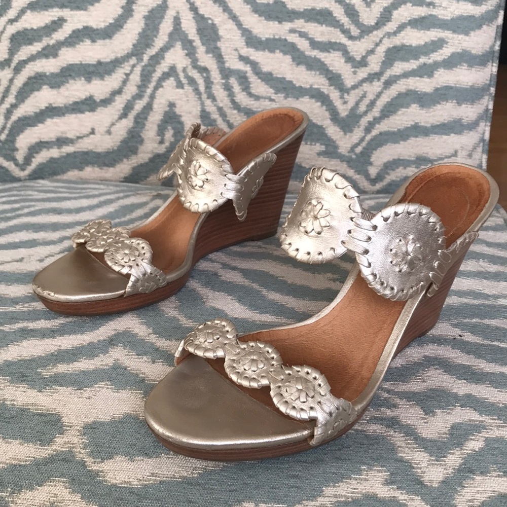 Jack Rogers Lucia Wedge Sandal - 8.5
